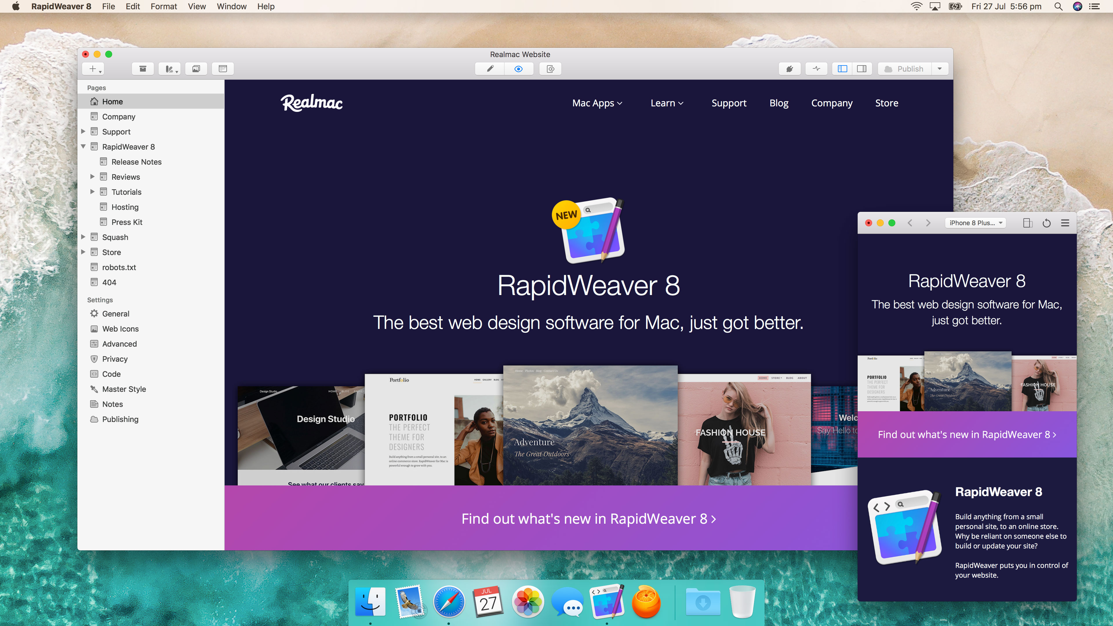 web page builder for mac